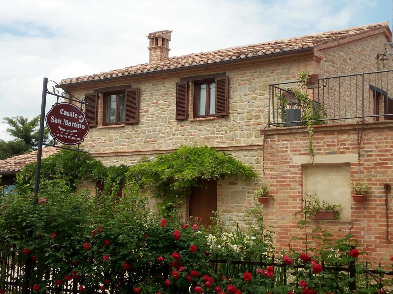 Casale San Martino Agriturismo Bio Sant'Angelo in Pontano Kültér fotó